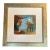 1970’s Original Abstract Woman With Dog Pastel Drawing Framed For Sale