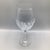 Large wonderful crystal wine glass by Global Amici with sweeping swirl left vertical lines on the inside of the bowl. It...
