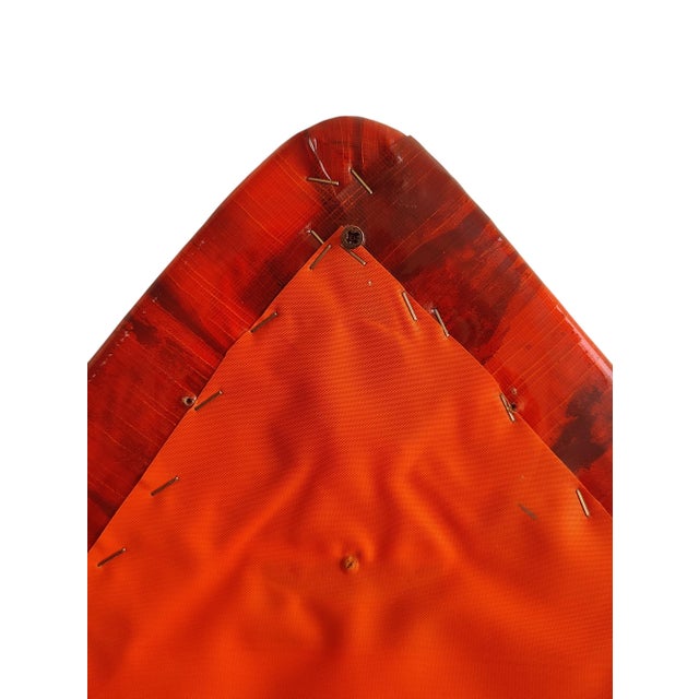 Orange Three-Legged Flare Table by Marcel Wanders for Magis, Italy, 2000s For Sale - Image 8 of 18