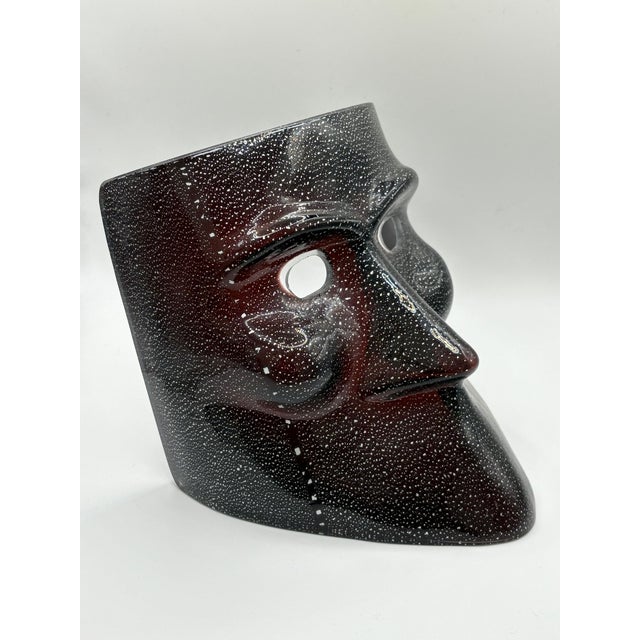 Glass Murano Glass Venetian Mask For Sale - Image 7 of 7