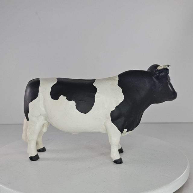 Vintage Beswick England Bull Champion Coddington Hilt Bar Cow Figurine Matte For Sale - Image 4 of 7