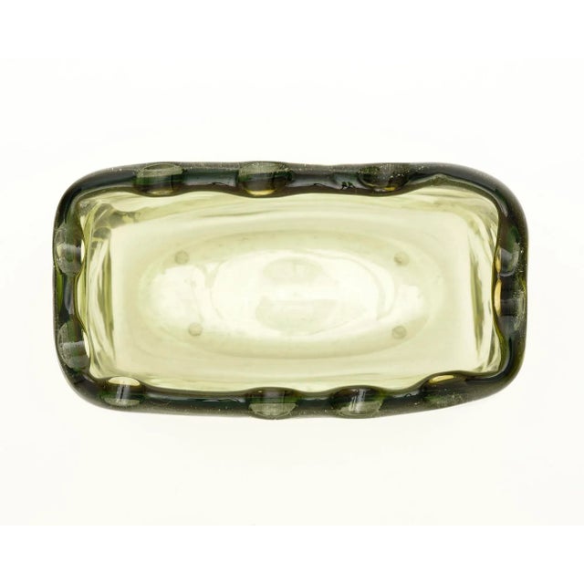 Green Murano Glass Vase For Sale - Image 8 of 10