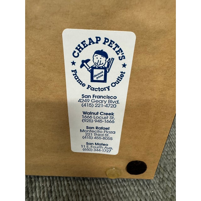 1990s M F Kotowski Santa Rosa Train Yard Print, Framed For Sale - Image 5 of 12