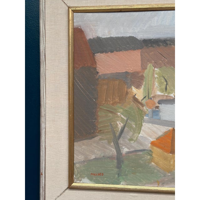 Sven‑erik Markhed, Utsikt Norra Vallgatan, Malmö, 1950s, Oil on Canvas, Framed For Sale - Image 6 of 18