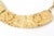 Vintage Signed Kenneth Lane Egyptian Etruscan Style Gold Plated Collar Necklace For Sale In Miami - Image 6 of 11