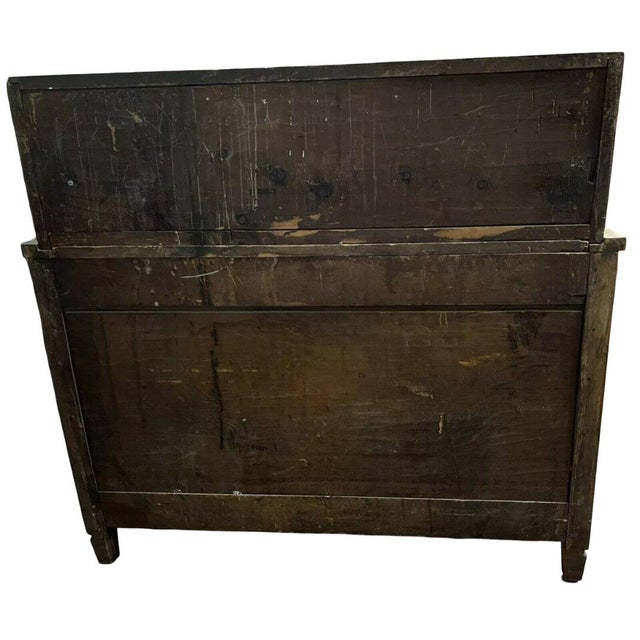 Louis XVI Chest of Drawers in Burr Walnut with Marquetry Decoration For Sale - Image 5 of 6