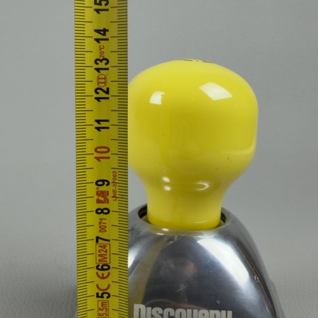 Vintage Advertising Aluminum Table Lamp For Sale - Image 12 of 13