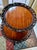 Wood Carved, Mahogany, Two-Tiered, Parlor/Tea Table With Ornate, Carved Legs, and Detailed Piecrust Edges, Rococo / Victorian Style, C1940 For Sale - Image 7 of 10