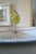 Vintage Tole Leaf Lamp Finials, Pale Green & Patina Gold Italian , Pair For Sale - Image 4 of 4
