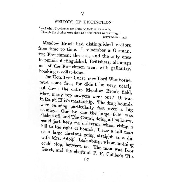 1920s "Over the Open" 1925 Page, H.S. For Sale - Image 5 of 10
