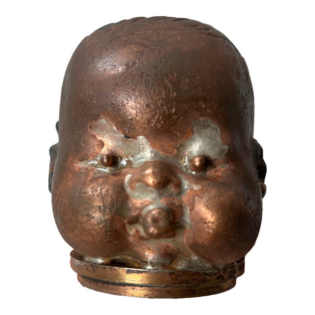Antique Bronze, Baby Doll Head Mold For Sale