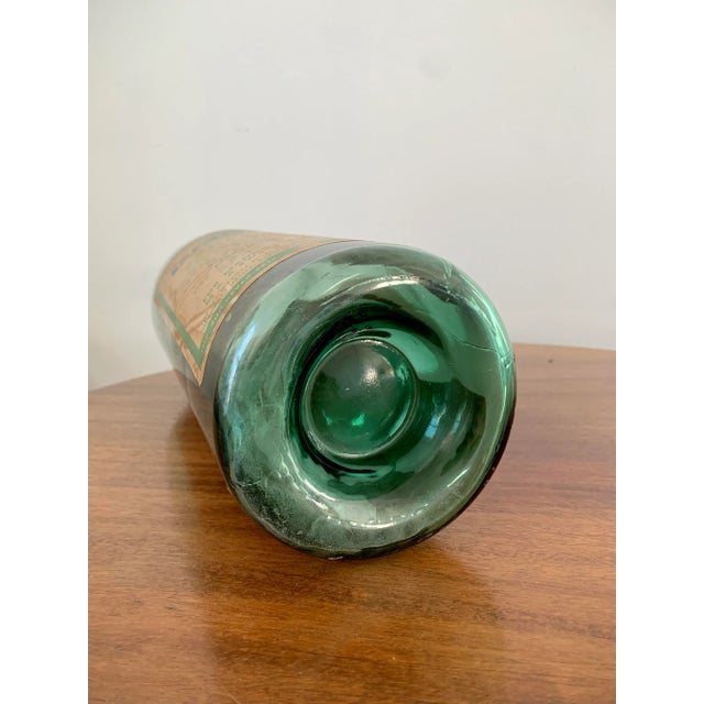 Mid-20th Century Extra Large Martini & Rossi Vermouth Glass Bottle For Sale - Image 12 of 13