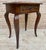 Wood 1940s French Louis XV Style Carved Wood Side Table With Drawer For Sale - Image 7 of 11
