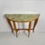 Mid-Century Modern Italian Console Table in Wood and Green Back-Painted Glass, 1950s For Sale - Image 3 of 18