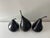 1980's Bronze Trio of Large Abstract Pear Sculptures For Sale - Image 9 of 11