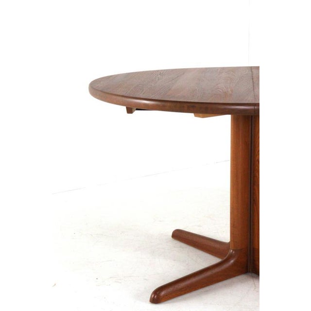 Danish Round 2-Way Extendable Stenum Dining Table For Sale - Image 10 of 16