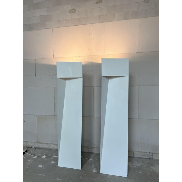 Metal Slack I Floor Lamps by Mart van Schijndel for Martech, 1979, Set of 2 For Sale - Image 7 of 18