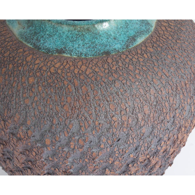 Signed Studio Pottery Vase by Barry Vantiger For Sale - Image 4 of 6