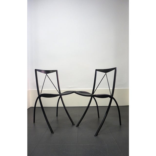 Metal Vintage Bella Chairs from Giorgio Cattelan, Italy, 1980s, Set of 4 For Sale - Image 7 of 11