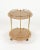 Metal Serving Cart in Acrylic Glass, Brass and Rattan in the style of Christian Dior, Italy, 1970s For Sale - Image 7 of 13