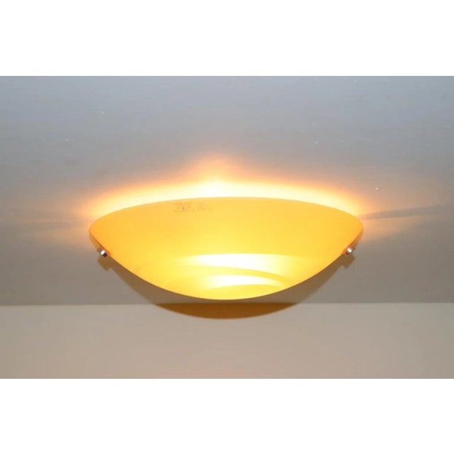 Amber Giro Modern Murano Ceiling Lamp Amber Glass For Sale - Image 8 of 10