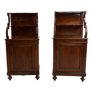 Antique Plate Cabinets, 1800s, Set of 2 For Sale
