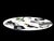 Mid-Century Modern Vintage Bone China Platter, Swingtime Ch519, by Mikasa For Sale - Image 3 of 15