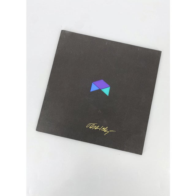 Blue Vasarely Chessboard with Acrylic Glass Base by Victor Vasarely, 1970s For Sale - Image 8 of 18