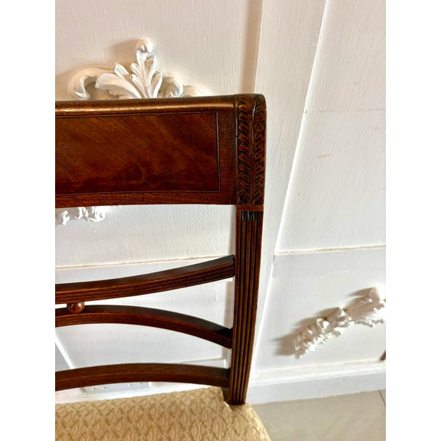 Antique George III Sheraton Dining Chairs, 1780, Set of 8 For Sale - Image 9 of 17