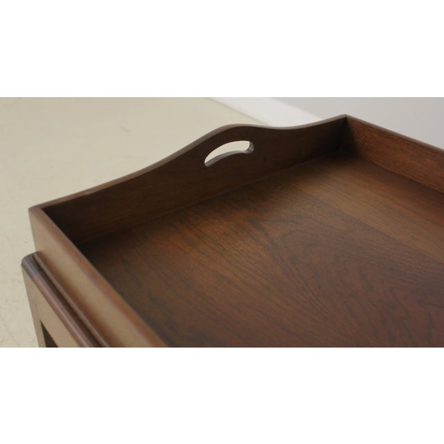 Chippendale Style Tray Top Custom Made Coffee Table For Sale - Image 9 of 12