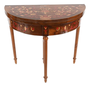 French Empire Demi Lune Game Table