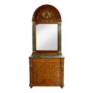 Chest of Drawers with Mirror, France, 1970s For Sale