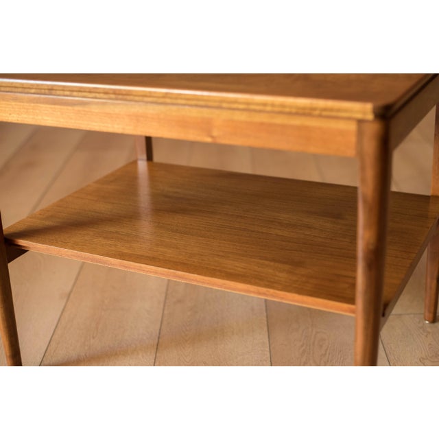 Wood Kipp Stewart & Stewart MacDougall “Declaration” Walnut End Table for Drexel For Sale - Image 7 of 13