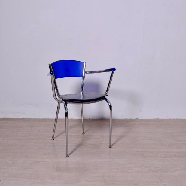 Mimì Chair by Enrico Baleri for Baleri Italia, 1990s, in Good conditions. Designed 1990 to 1999 This piece has an...