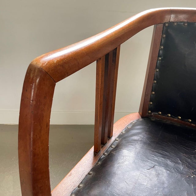 Vienna Secession Art Deco Chair, Austria, 1900s For Sale - Image 3 of 17