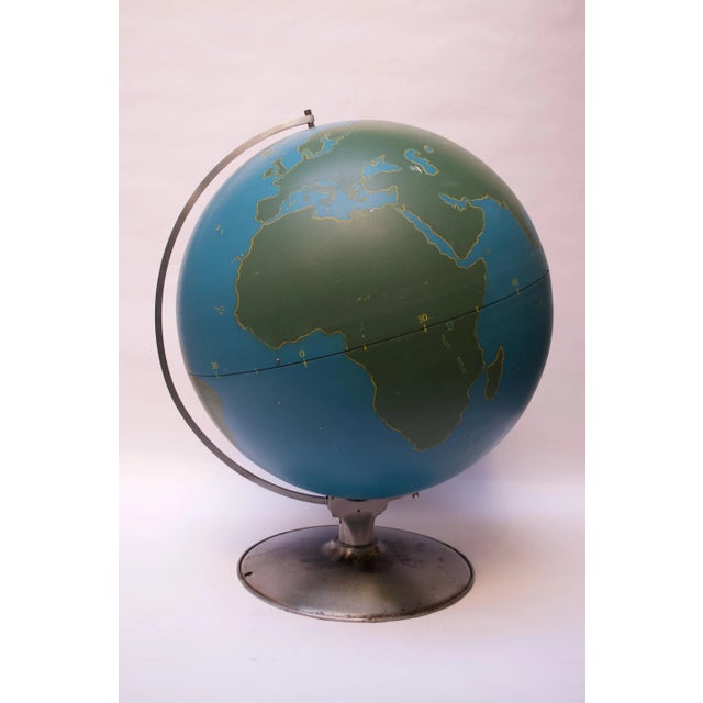 Large-Scale Vintage Military Globe / Activity Globe by a.j. Nystrom For Sale - Image 13 of 13