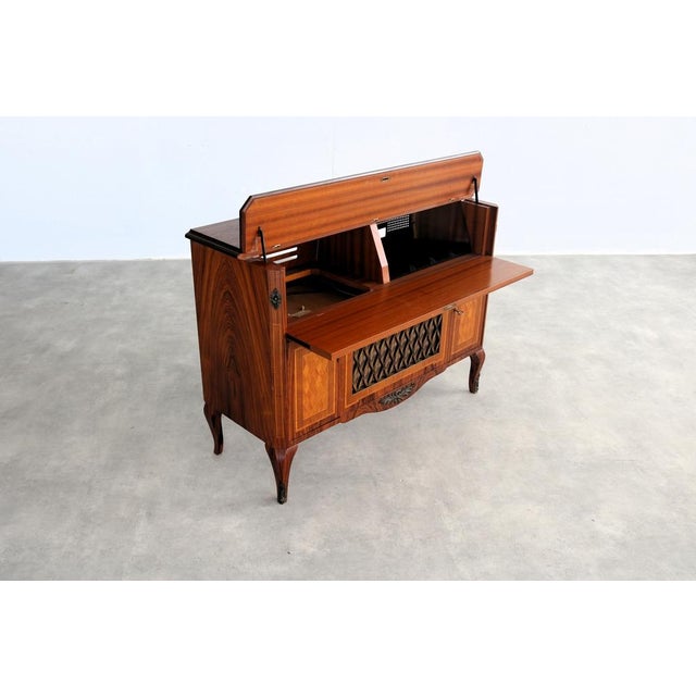 Gustavian Audio Cabinet, 1950s For Sale - Image 6 of 15