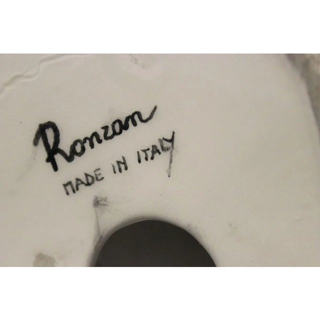 Vestal Ceramic Figure With Jug and Goblet by Giovanni Ronzan for Ronzan, 1940s For Sale - Image 4 of 7