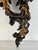 Antique Victorian Rococo Hand-Carved Wooden Wall Shelf with Gilt Accents For Sale - Image 5 of 16