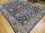 Persian Antique Persian Ziegler Mahal Sultanabad Rug, Hand-Knotted Wool, Geometric Pattern, Navy & Ivory, 9x12 For Sale - Image 3 of 16