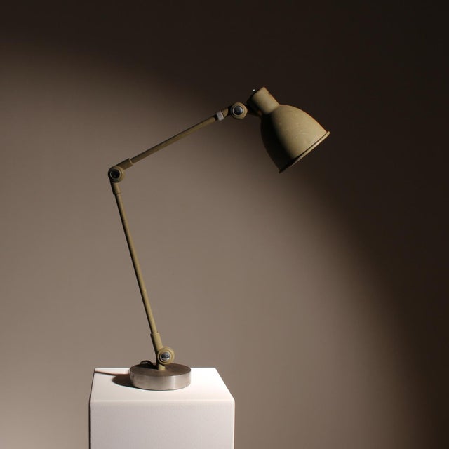 Table Lamp Universal-Gelenklampe by Christian Derungs, Switzerland, 1930s For Sale - Image 10 of 17