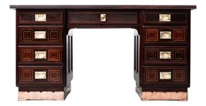 Art Nouveau Gentleman's Writing Desk by Bernhard Ludwig, 1890s