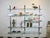 Pace Collection Mid 20th Century Janet Schweitzer for Pace Polished Aluminum Obra Wall Mount Shelving System For Sale - Image 4 of 12