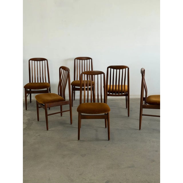 Mid 20th Century Mid Century Modern Danish Chairs - Set of Six For Sale - Image 5 of 18