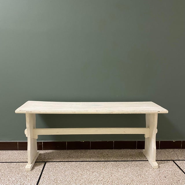 Weathered Bench in Wood, in Flawless conditions. Designed 1890 to 1919