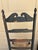 Pair of Antique Black Painted Shaker Ladder Back Chairs With Rush Seats For Sale - Image 14 of 18