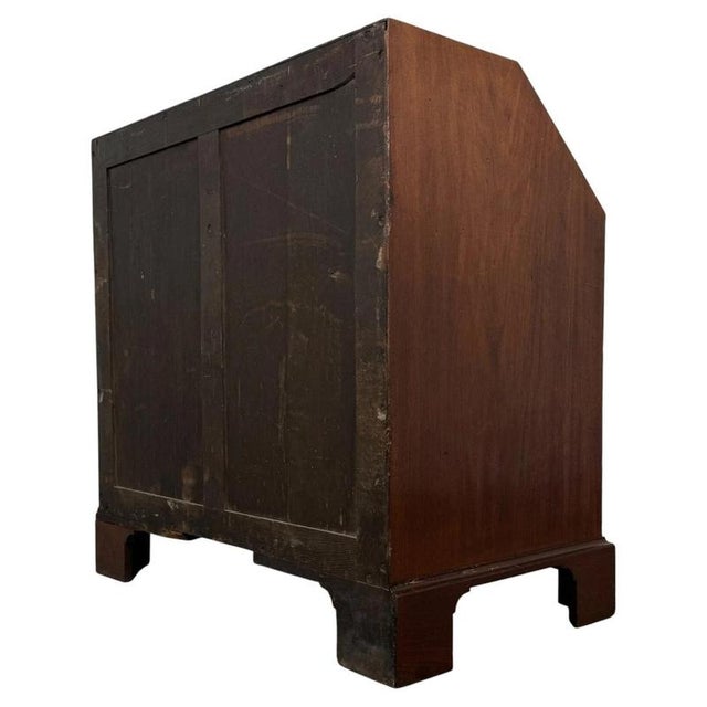 Brown 18th Century Georgian Mahogany Bureau, England For Sale - Image 8 of 12