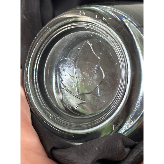 1970s Vintage Clear Tilted Whisky Glasses - a Pair For Sale - Image 5 of 5