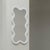 White Hvyli 8 Rectangular Wavy Wall Mirror by Oitoproducts For Sale - Image 6 of 16