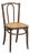 Bistro Chair with Woven Wicker Seat For Sale